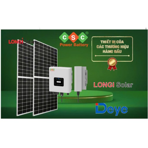 Combo On-Grid 8.7 kWp - 1 Pha