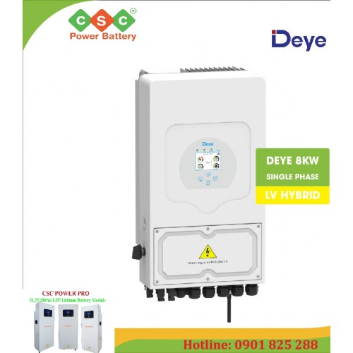 Biến tần Hybrid DEYE 8kW 1 pha