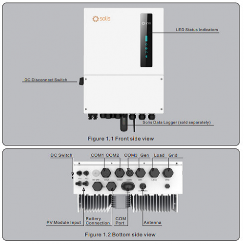 Inverter hybrid Solis S6-EH1P8K-L-Pro